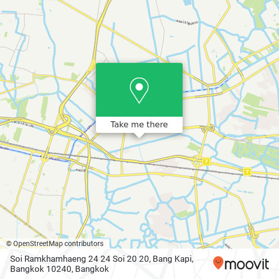 Soi Ramkhamhaeng 24 24 Soi 20 20, Bang Kapi, Bangkok 10240 map