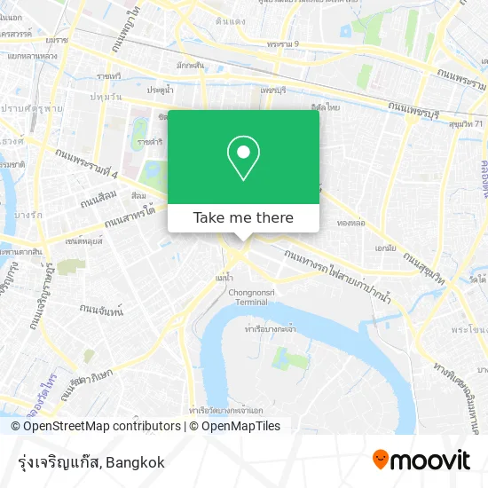 รุ่งเจริญแก๊ส map
