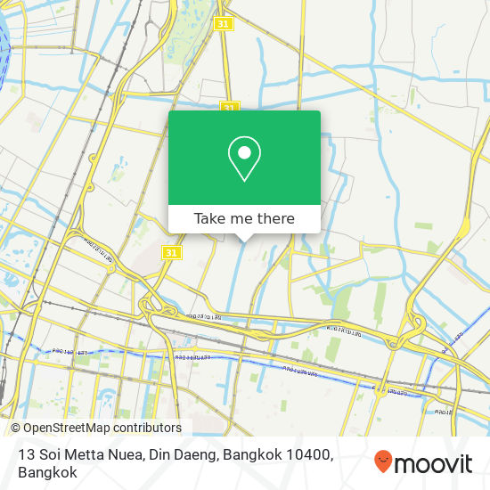 13 Soi Metta Nuea, Din Daeng, Bangkok 10400 map