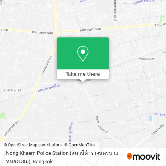 Nong Khaem Police Station (สถานีตำรวจนครบาลหนองแขม) map