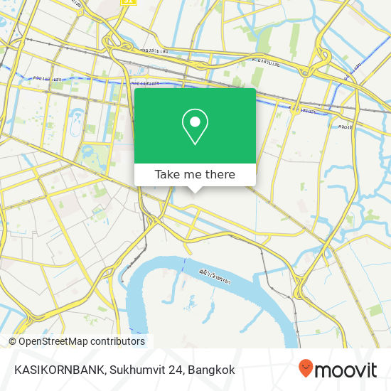 KASIKORNBANK, Sukhumvit 24 map