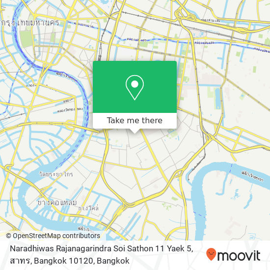 Naradhiwas Rajanagarindra Soi Sathon 11 Yaek 5, สาทร, Bangkok 10120 map