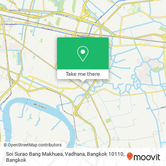 Soi Surao Bang Makhuea, Vadhana, Bangkok 10110 map