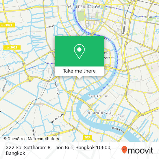 322 Soi Suttharam 8, Thon Buri, Bangkok 10600 map