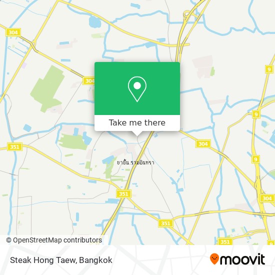 Steak Hong Taew map