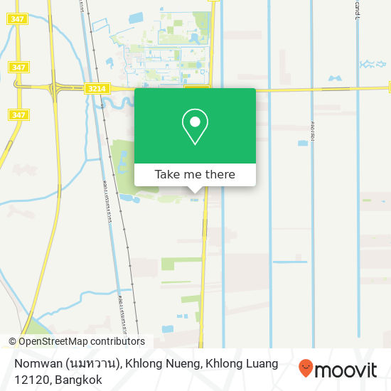 Nomwan (นมหวาน), Khlong Nueng, Khlong Luang 12120 map