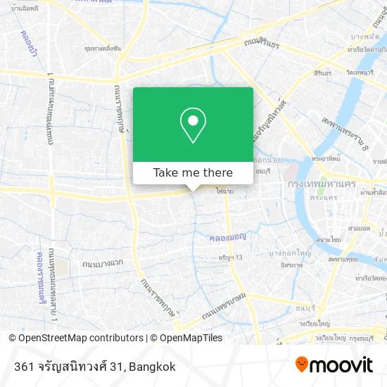 361 จรัญสนิทวงศ์ 31 map