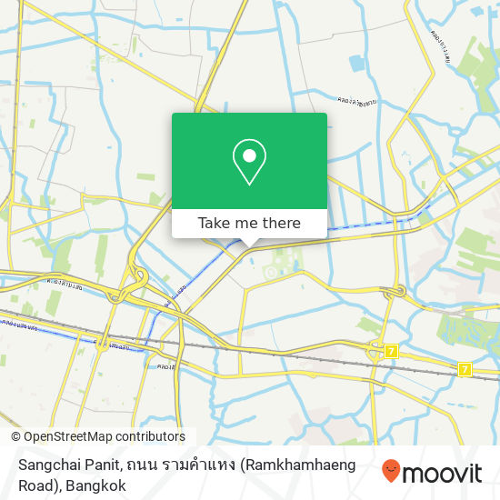 Sangchai Panit, ถนน รามคำแหง (Ramkhamhaeng Road) map