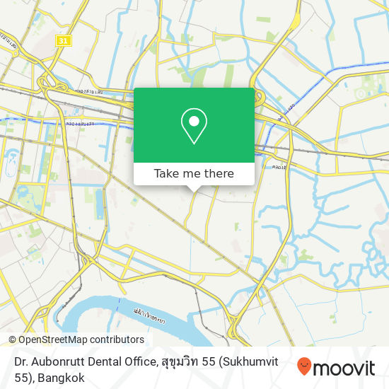 Dr. Aubonrutt Dental Office, สุขุมวิท 55 (Sukhumvit 55) map