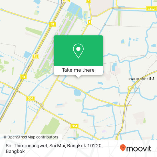 Soi Thimrueangwet, Sai Mai, Bangkok 10220 map