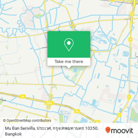 Mu Ban Serivilla, ประเวศ, กรุงเทพมหานคร 10250 map