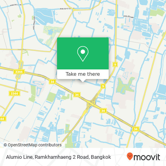 Alumio Line, Ramkhamhaeng 2 Road map