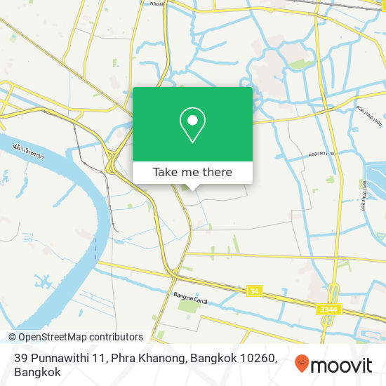 39 Punnawithi 11, Phra Khanong, Bangkok 10260 map