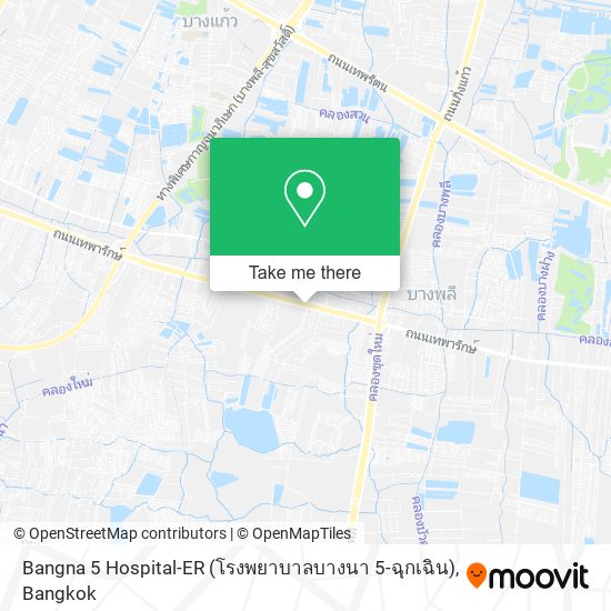 Bangna 5 Hospital-ER (โรงพยาบาลบางนา 5-ฉุกเฉิน) map