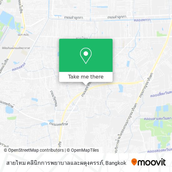 สายไหม คลินิกการพยาบาลและผดุงครรภ์ map