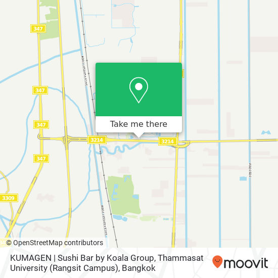 KUMAGEN | Sushi Bar by Koala Group, Thammasat University (Rangsit Campus) map