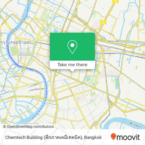 Chemtech Building (ตึกภาคเคมีเทคนิค) map