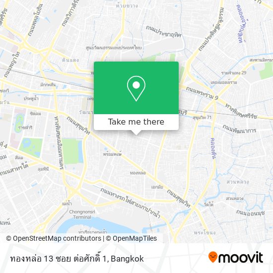 ทองหล่อ 13 ซอย ต่อศักดิ์ 1 map