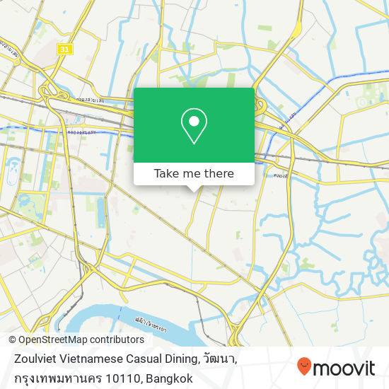 Zoulviet Vietnamese Casual Dining, วัฒนา, กรุงเทพมหานคร 10110 map