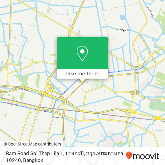 Ram Road Soi Thep Lila 1, บางกะปิ, กรุงเทพมหานคร 10240 map