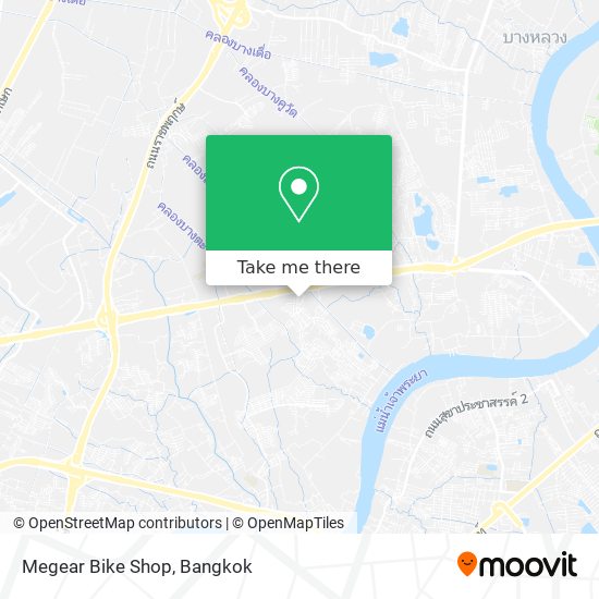 Megear Bike Shop map