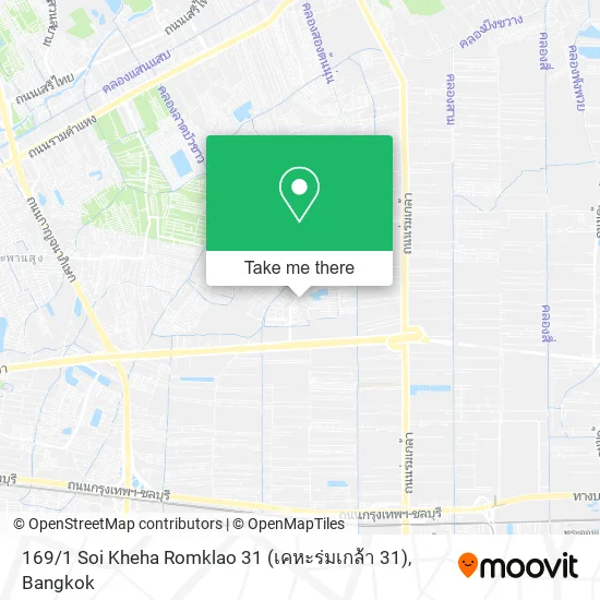 169 / 1 Soi Kheha Romklao 31 (เคหะร่มเกล้า 31) map