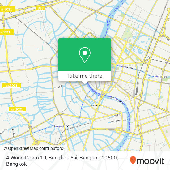 4 Wang Doem 10, Bangkok Yai, Bangkok 10600 map