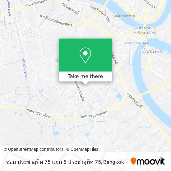 ซอย ประชาอุทิศ 75 แยก 5 ประชาอุทิศ 75 map