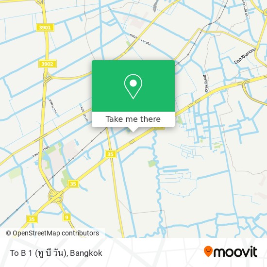 To B 1 (ทู บี วัน) map