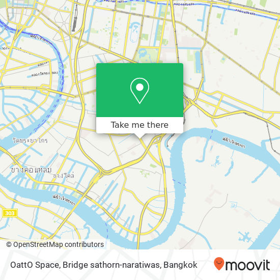 OattO Space, Bridge sathorn-naratiwas map