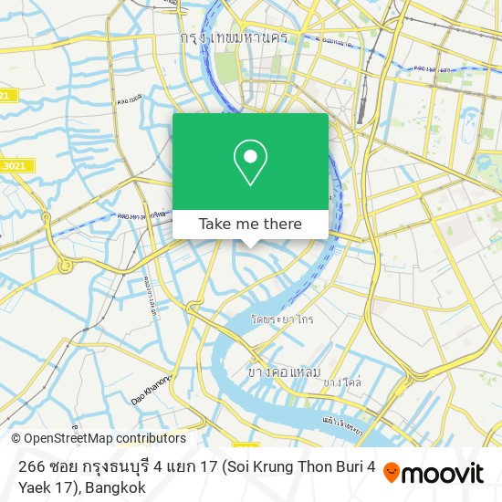 266 ซอย กรุงธนบุรี 4 แยก 17 (Soi Krung Thon Buri 4 Yaek 17) map