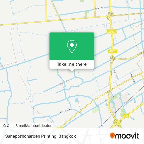 Saneporncharoen Printing map