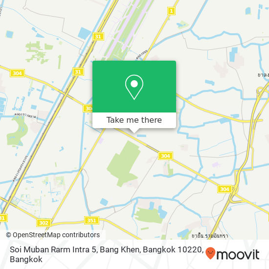 Soi Muban Rarm Intra 5, Bang Khen, Bangkok 10220 map