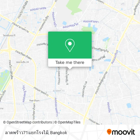 ลาดพร้าว71แยกโรงไม้ map