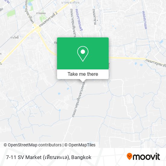 7-11 SV Market (เทียนทะเล) map