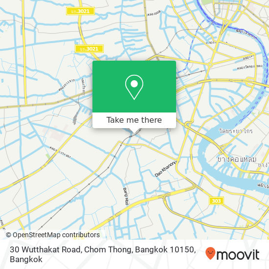 30 Wutthakat Road, Chom Thong, Bangkok 10150 map