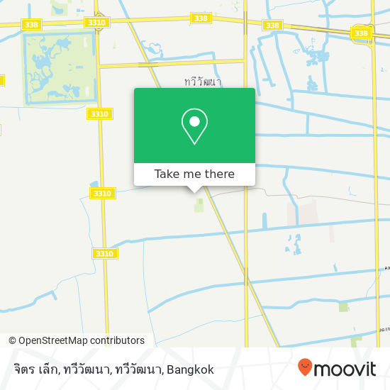 จิตร เล็ก, ทวีวัฒนา, ทวีวัฒนา map