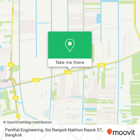 Penthai Engineering, Soi Rangsit-Nakhon Nayok 57 map