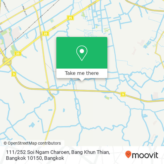 111 / 252 Soi Ngam Charoen, Bang Khun Thian, Bangkok 10150 map