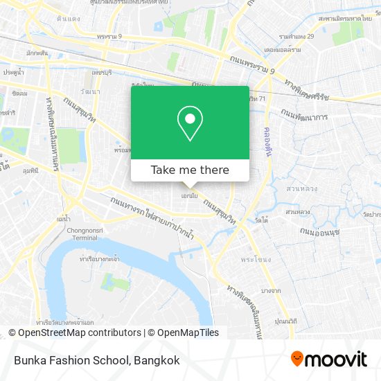 Bunka Fashion School map