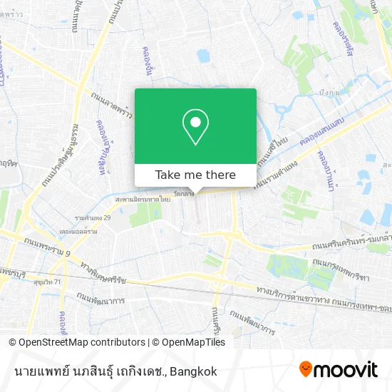 นายแพทย์ นภสินธุ์ เถกิงเดช. map