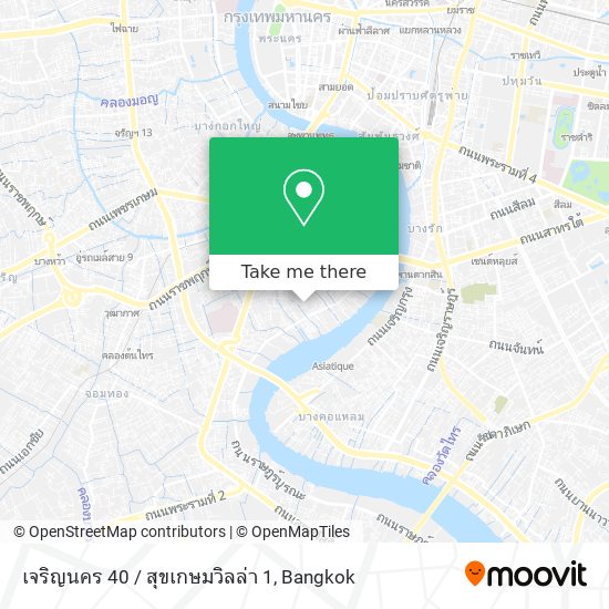 เจริญนคร 40 / สุขเกษมวิลล่า 1 map