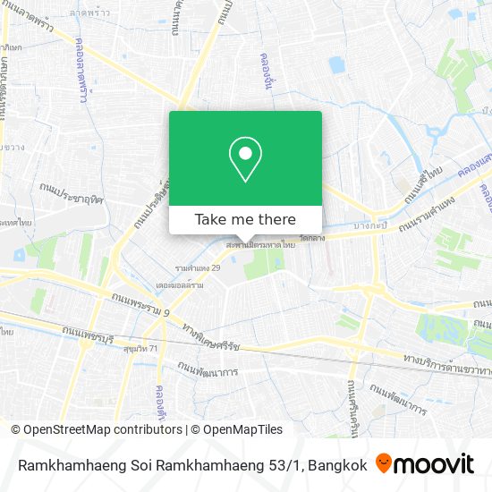 Ramkhamhaeng Soi Ramkhamhaeng 53 / 1 map