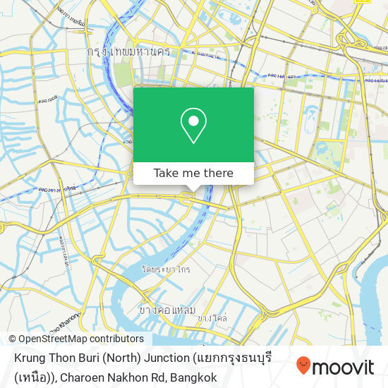 Krung Thon Buri (North) Junction (แยกกรุงธนบุรี (เหนือ)), Charoen Nakhon Rd map