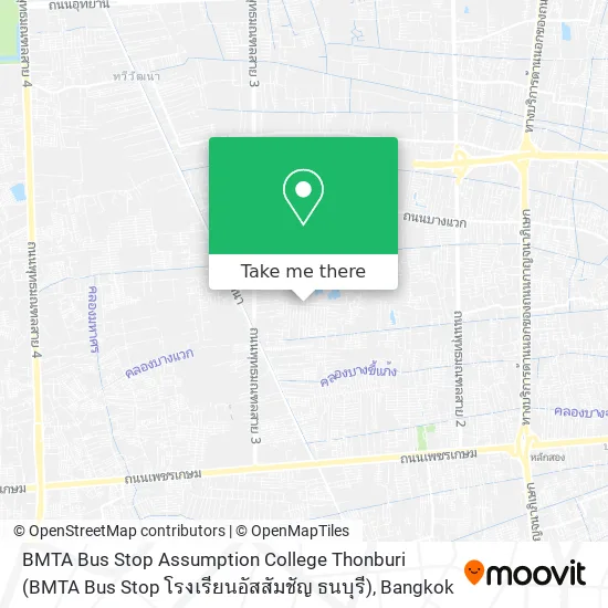 BMTA Bus Stop Assumption College Thonburi (BMTA Bus Stop โรงเรียนอัสสัมชัญ ธนบุรี) map