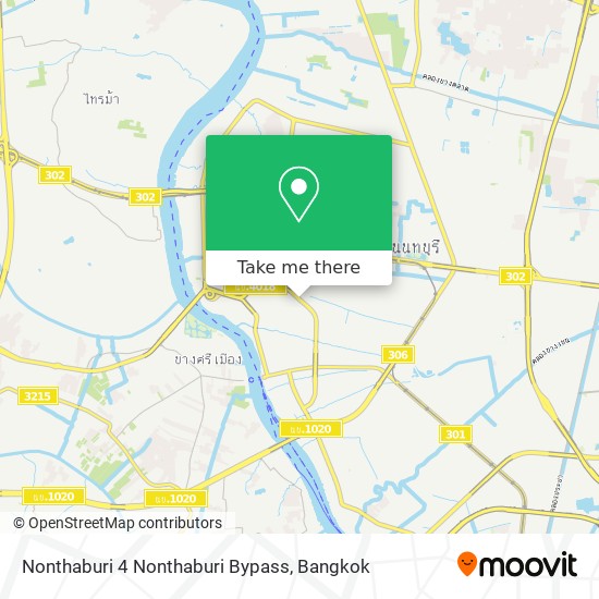 Nonthaburi 4 Nonthaburi Bypass map