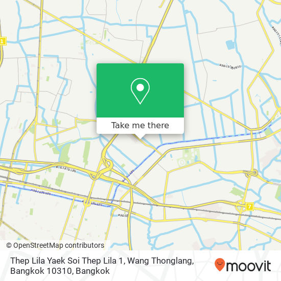 Thep Lila Yaek Soi Thep Lila 1, Wang Thonglang, Bangkok 10310 map