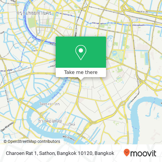 Charoen Rat 1, Sathon, Bangkok 10120 map