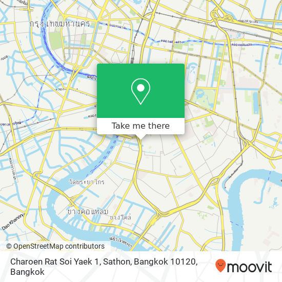 Charoen Rat Soi Yaek 1, Sathon, Bangkok 10120 map