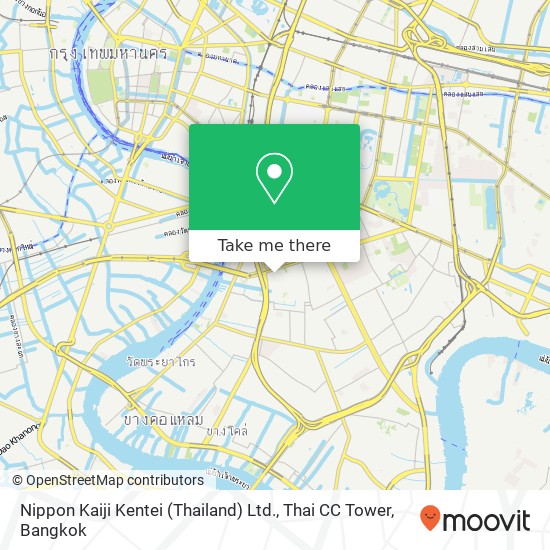 Nippon Kaiji Kentei (Thailand) Ltd., Thai CC Tower map